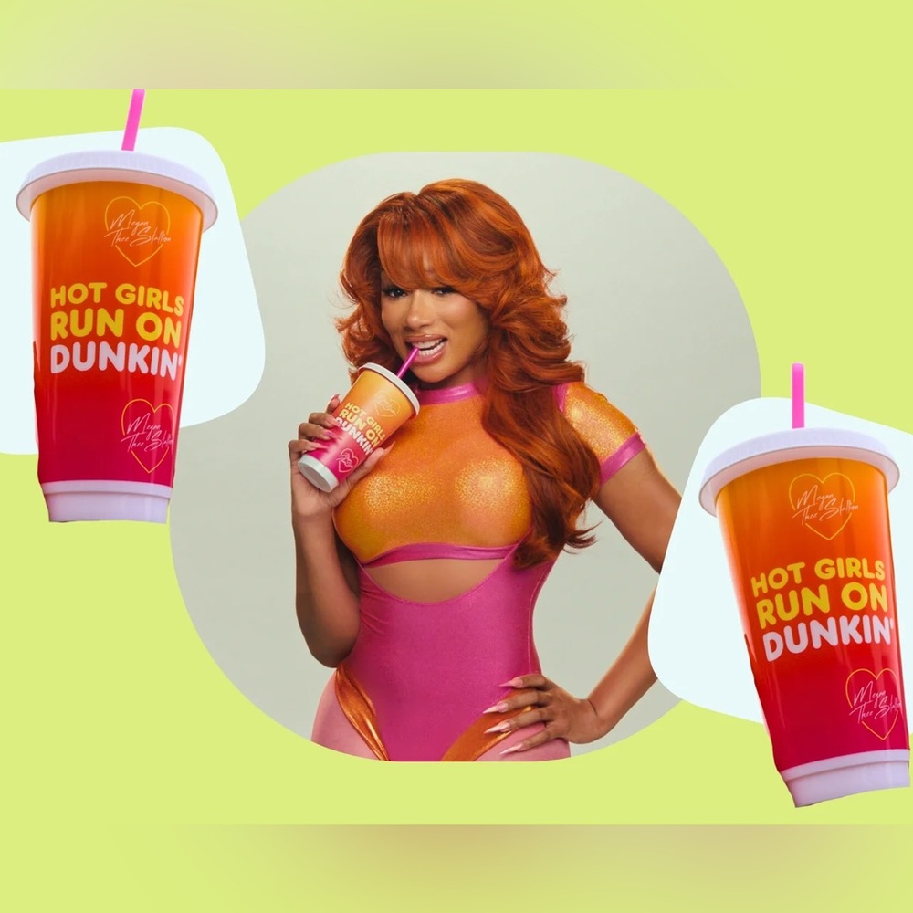 2026 Limited Edition Dunkin’ Megan thee stallion Hot Girls Run On Dunkin Cup